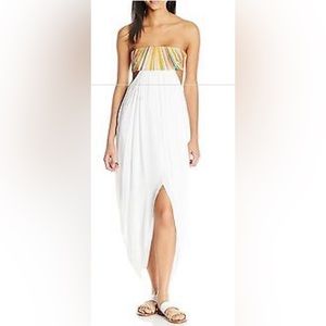 💥PRICE DROP💥 Embroidered Bandeau Maxi Dress